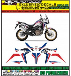AFRICA TWIN CRF 1000 L 2016 WHITE BLUE RED